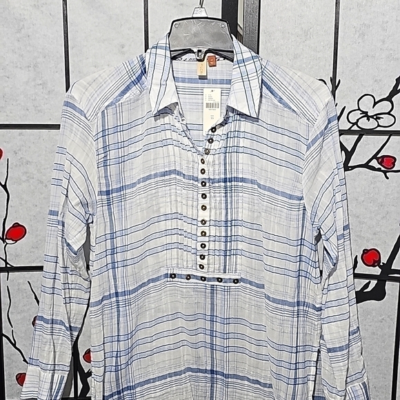 Anthropologie Pilcro and the Letterpress Plaid Blouse Top XS NWT - Picture 3 of 8